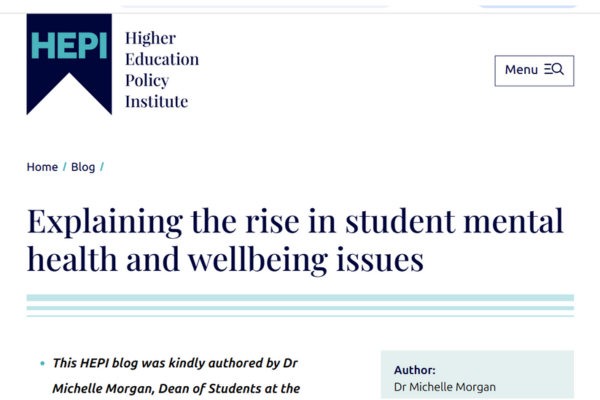 Screengrab HEPI - Explaining the rise