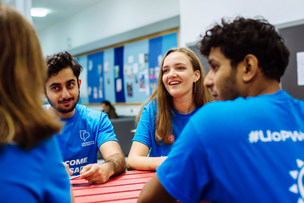 Image of group of students socialising