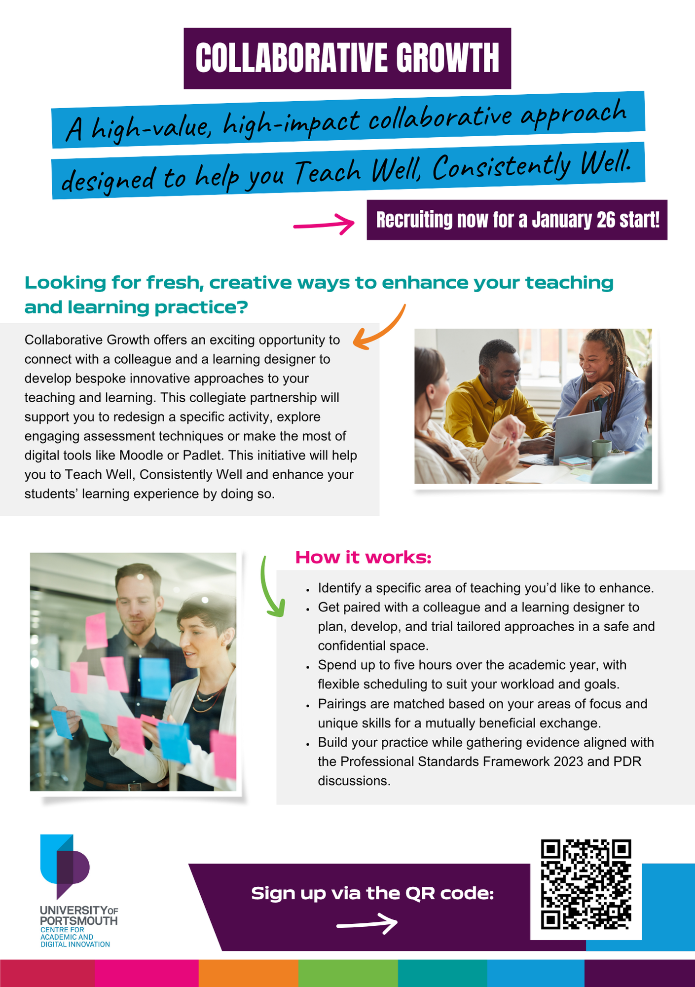 Screengrab of Flyer for Collaborative Growth