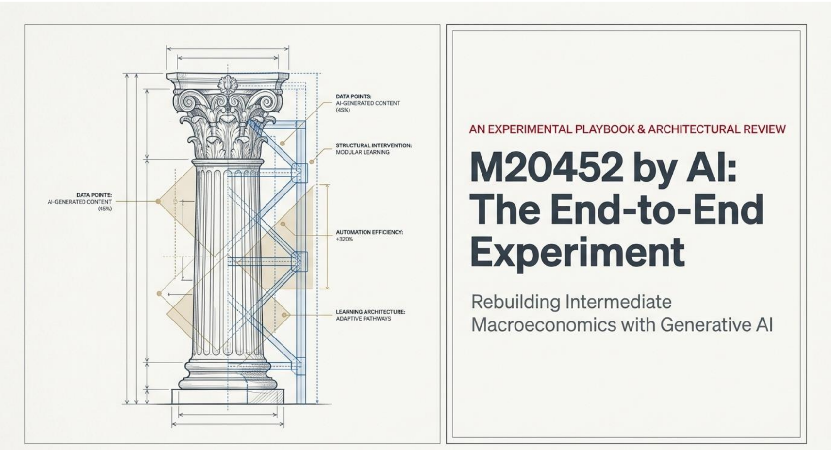 Screen grab of Powerpoint: Didn’t Write Any of This: AI-ing My Way Through Intermediate Macroeconomics