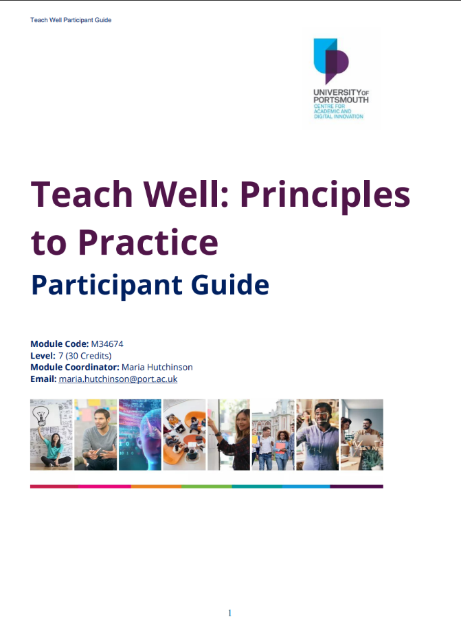 Teach Well PDF screengrab