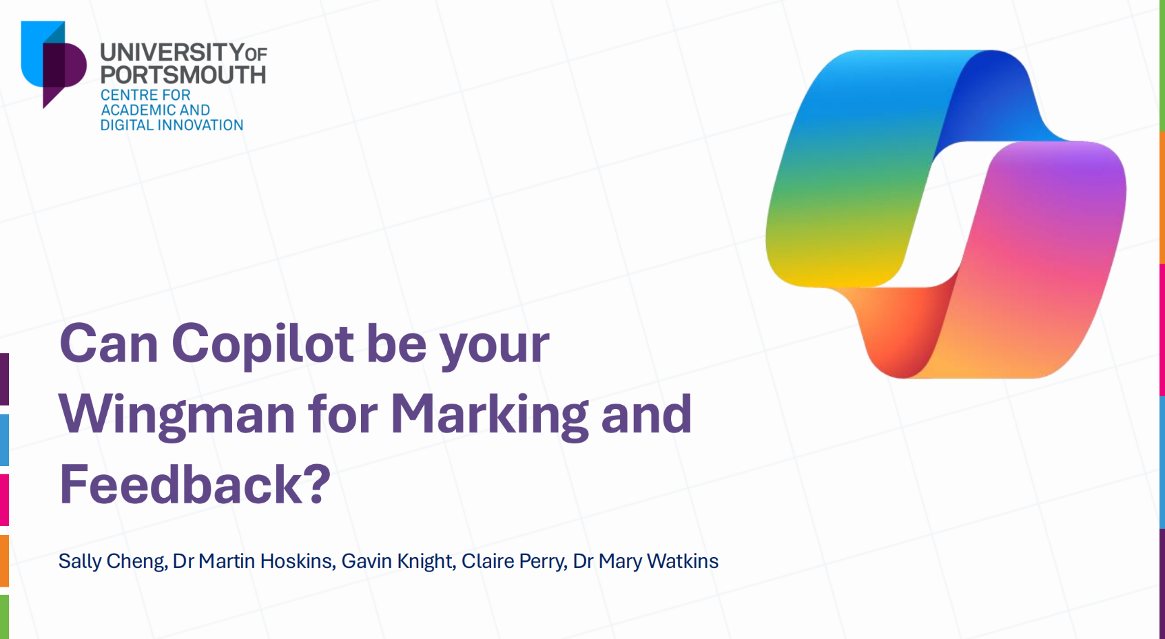 Screen grab of Can Copilot be your Wingman for Marking and Feedback?