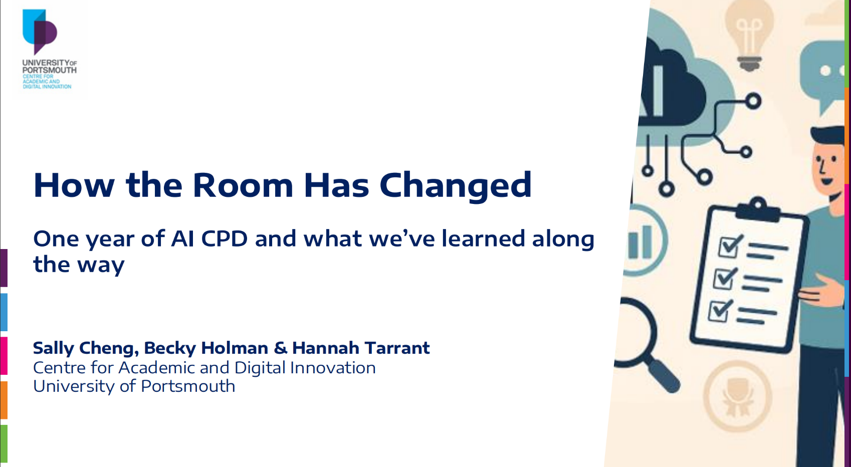 Screen grab of How the Room Has Changed: One Year of AI CPD and What We’ve Learned Along the Way