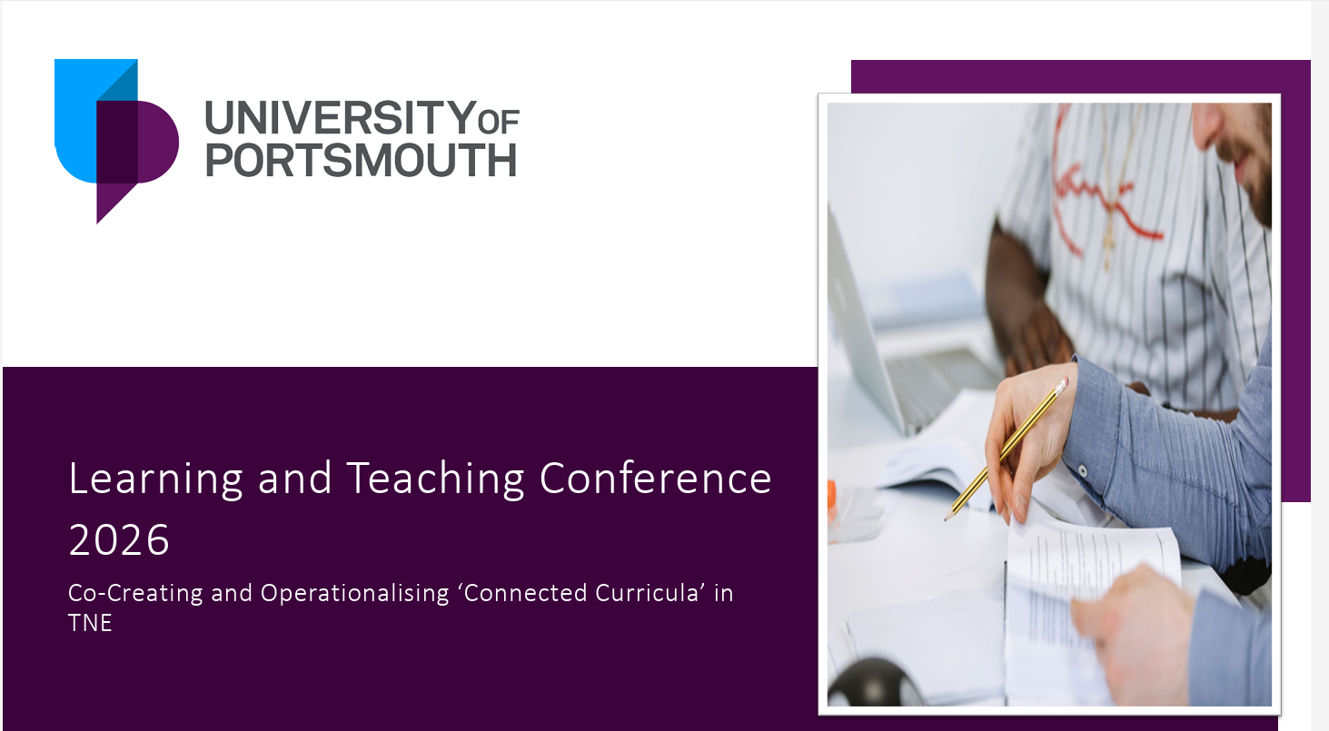 Screen grab of Co-Creating and Operationalising ‘Connected Curricula’ in TNE presentation