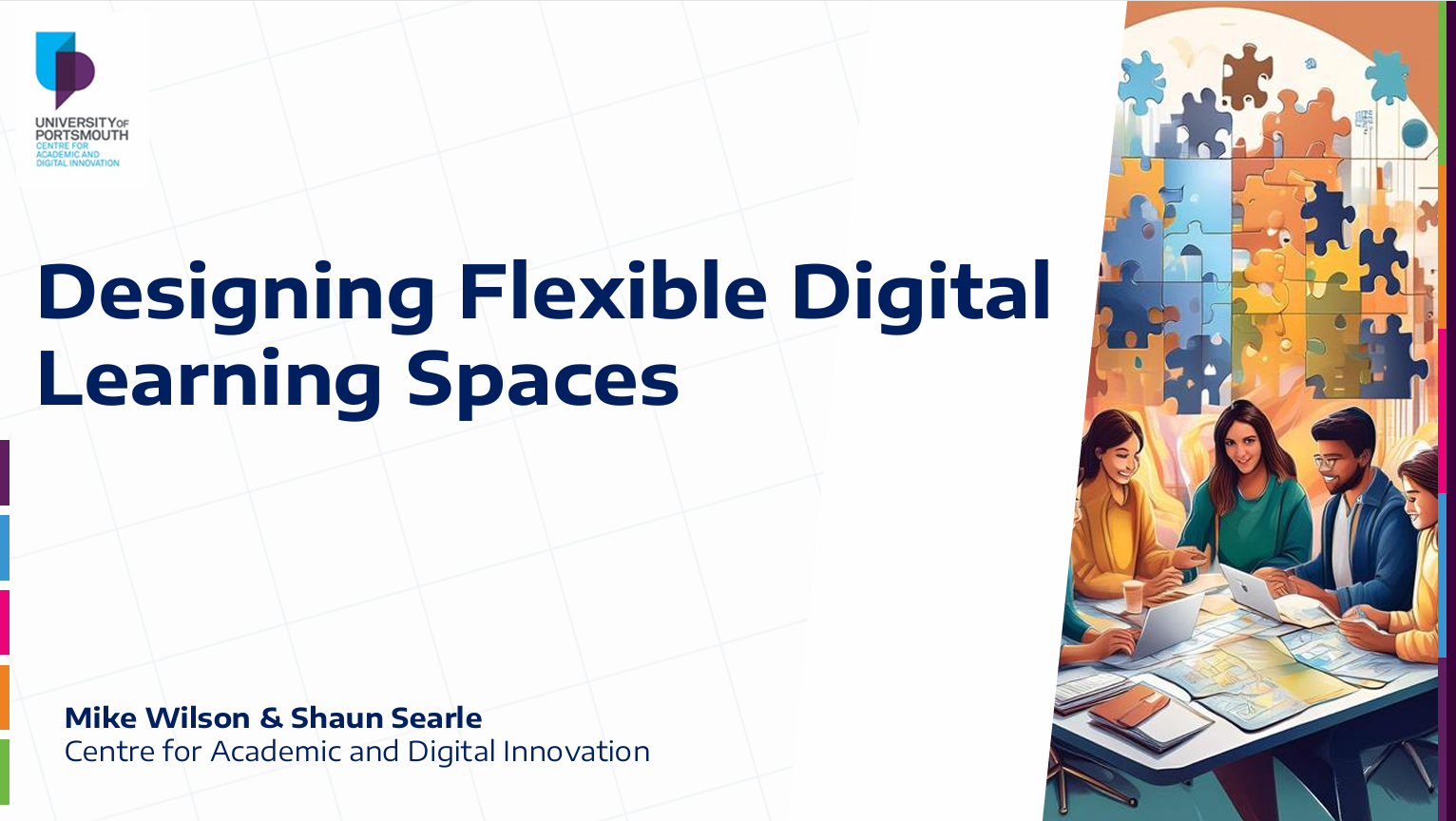Screen grab of Designing Flexible Digital Learning Spaces: Supporting Diverse Curricula in Moodle presentation