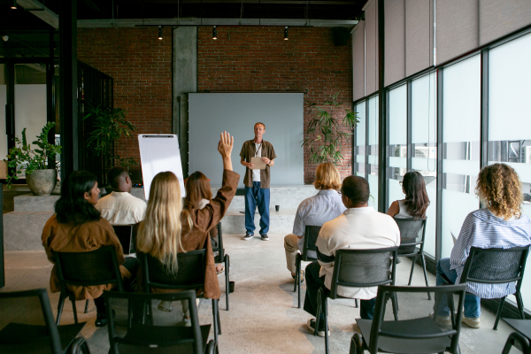 people in a workshop