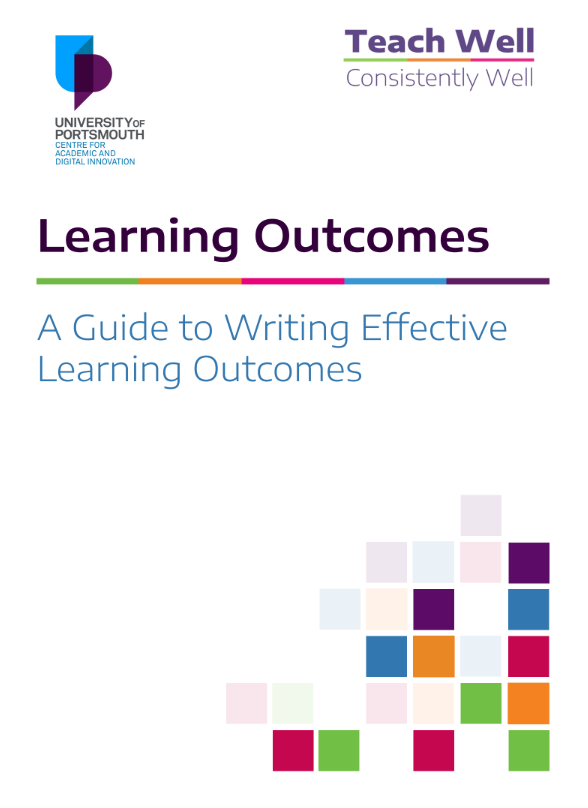Screen grab of Learning Outcomes PDF